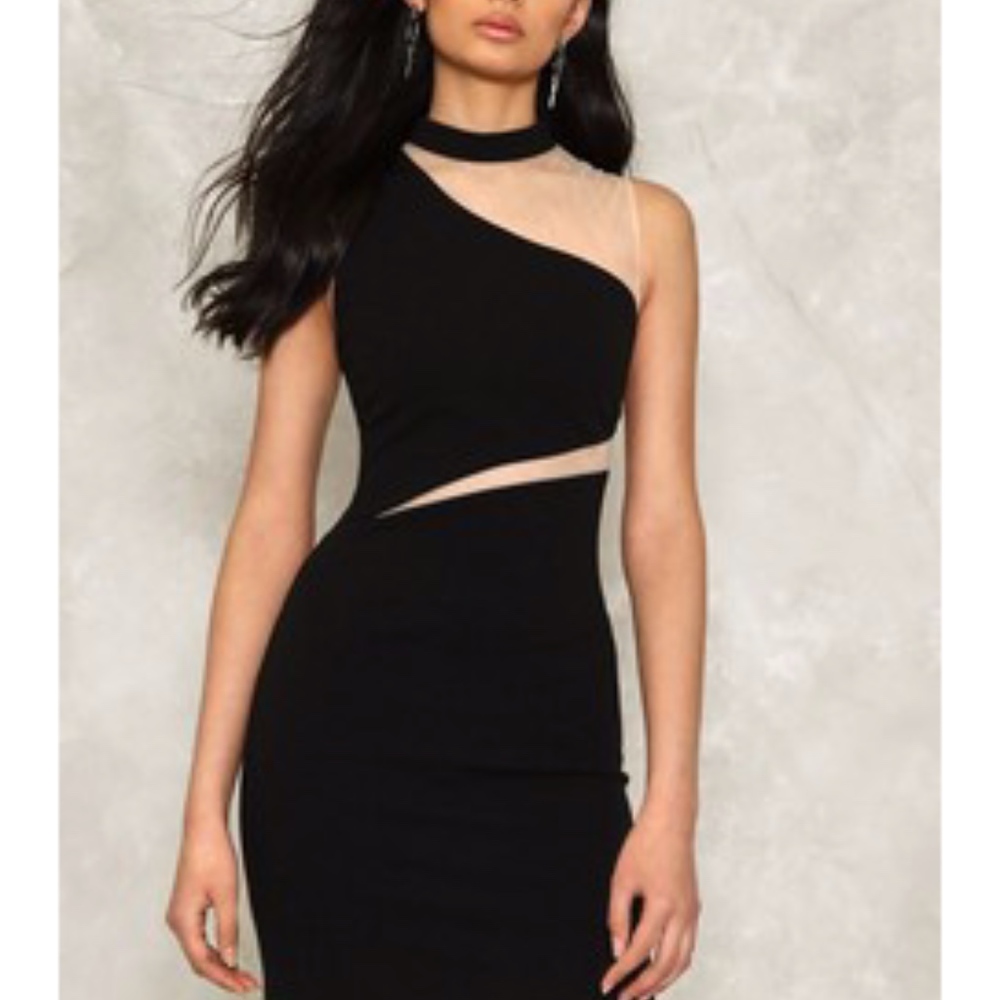 Nasty Gal Black Bodycon Dress